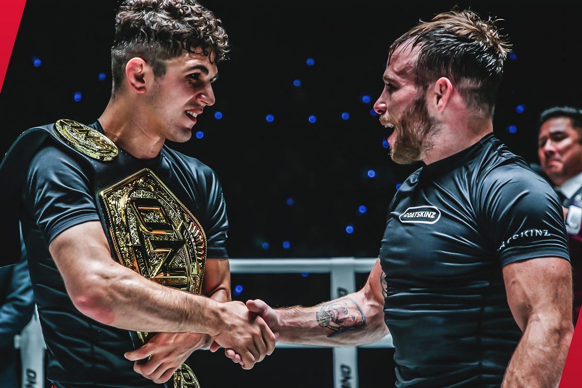 Mikey Musumeci and Jarred Brooks - Photo by ONE Championship