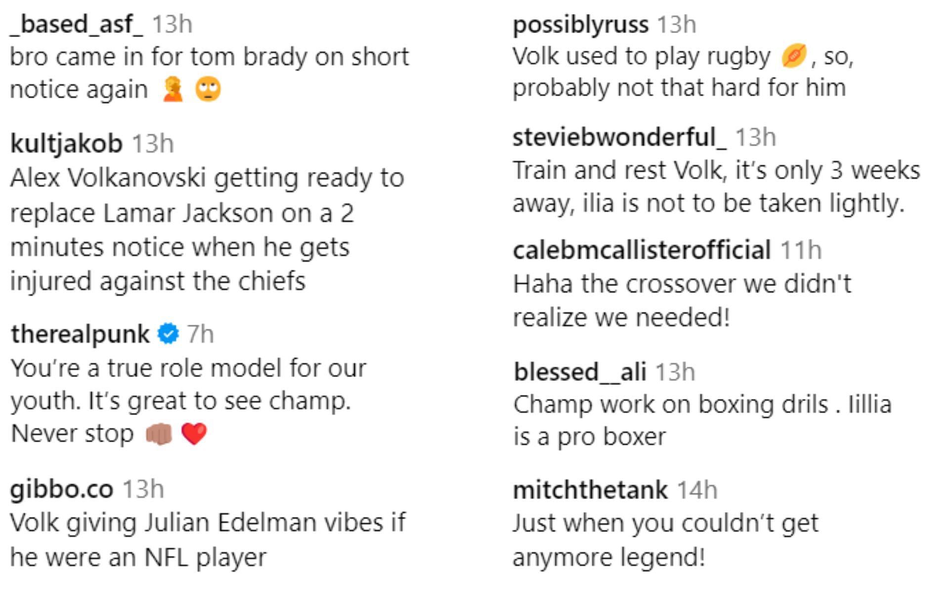 Screenshots courtesy @alexvolkanovski on Instagram