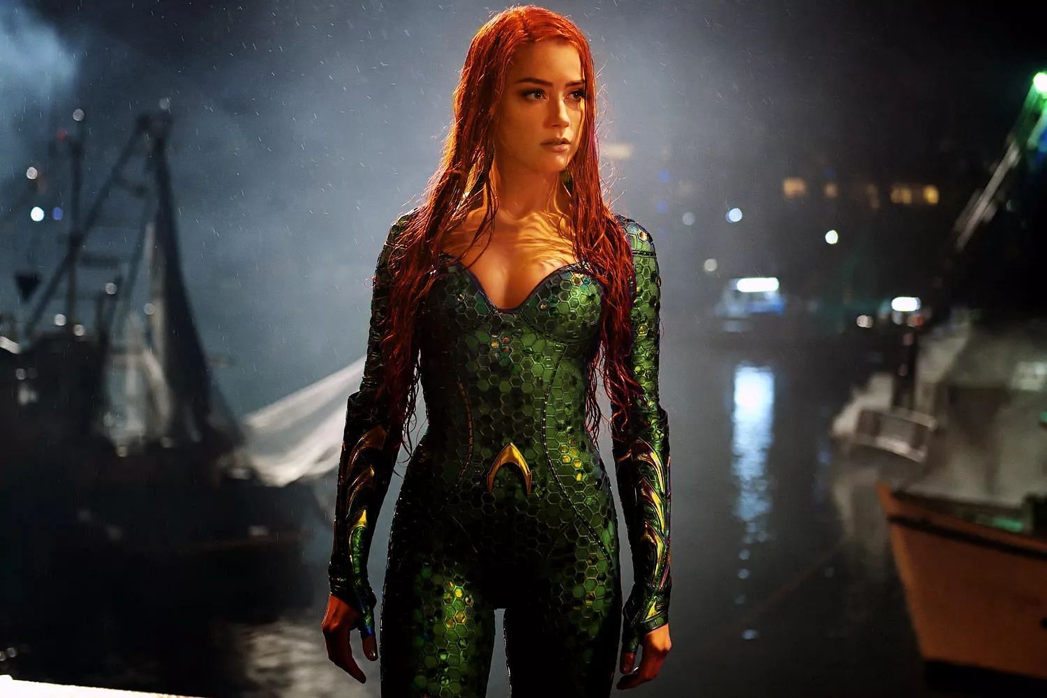 Amber Heard as Mera in Aquaman (Image via Warner Bros.)
