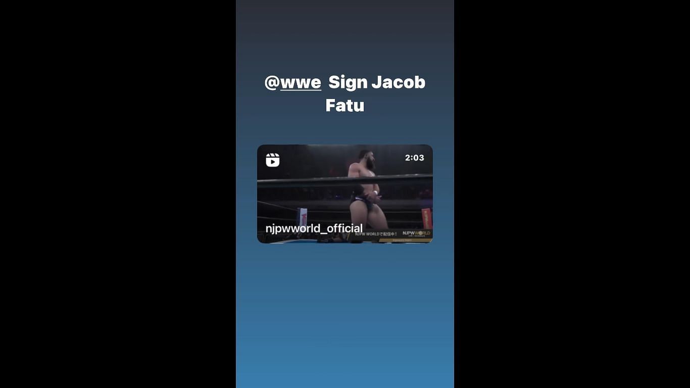 The veteran&#039;s message to WWE in his Instagram story