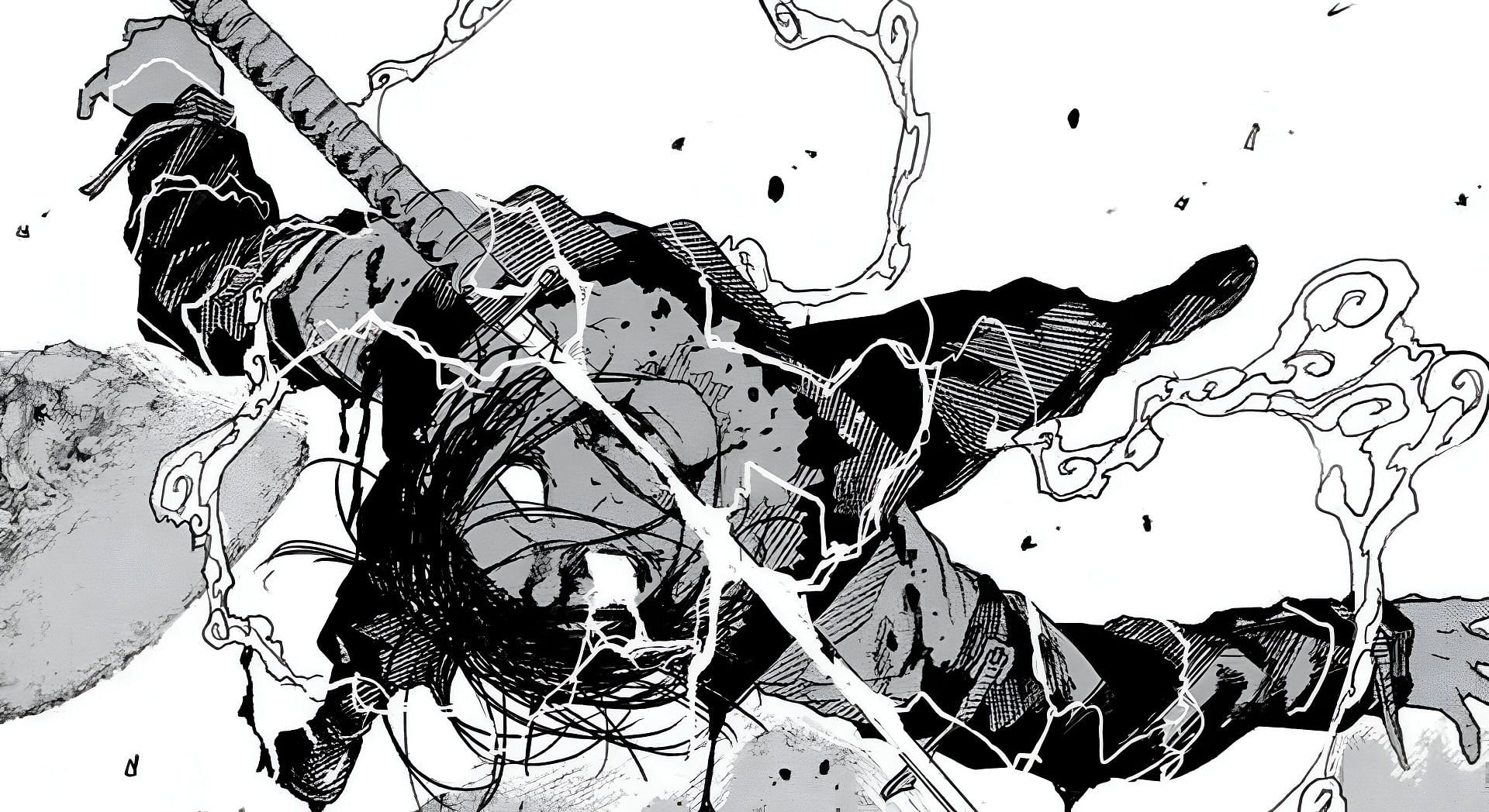 Sojo using Kuregumo in chapter 16 (Image via Takeru Hokazono/Shueisha)