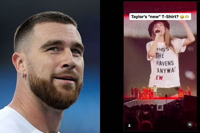 Did Taylor Swift wear a t-shirt dissing the Ravens? Travis Kelce's girlfriend's video goes viral