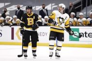 Brad Marchand and Sidney Crosby