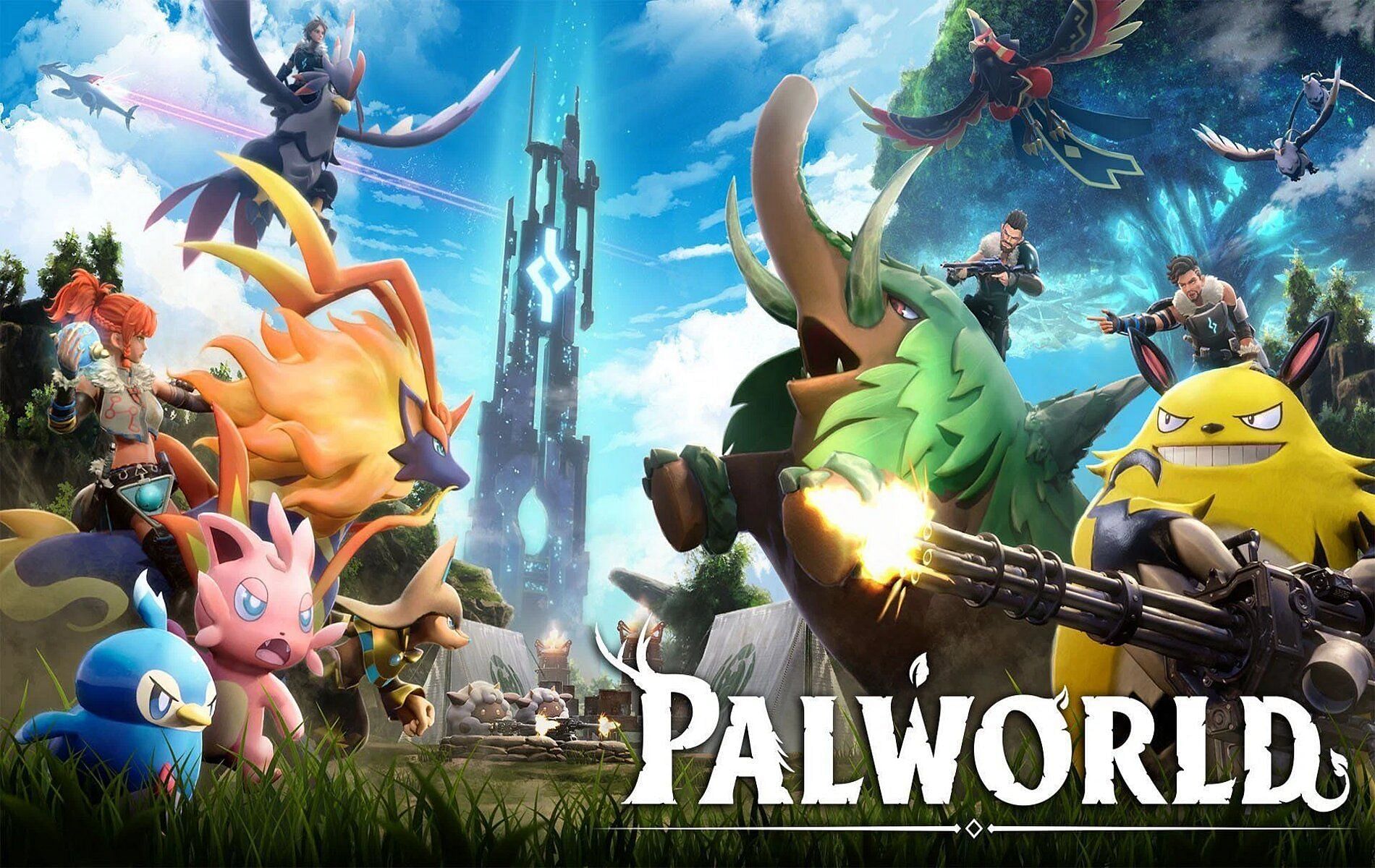 Official artwork for Palworld. 