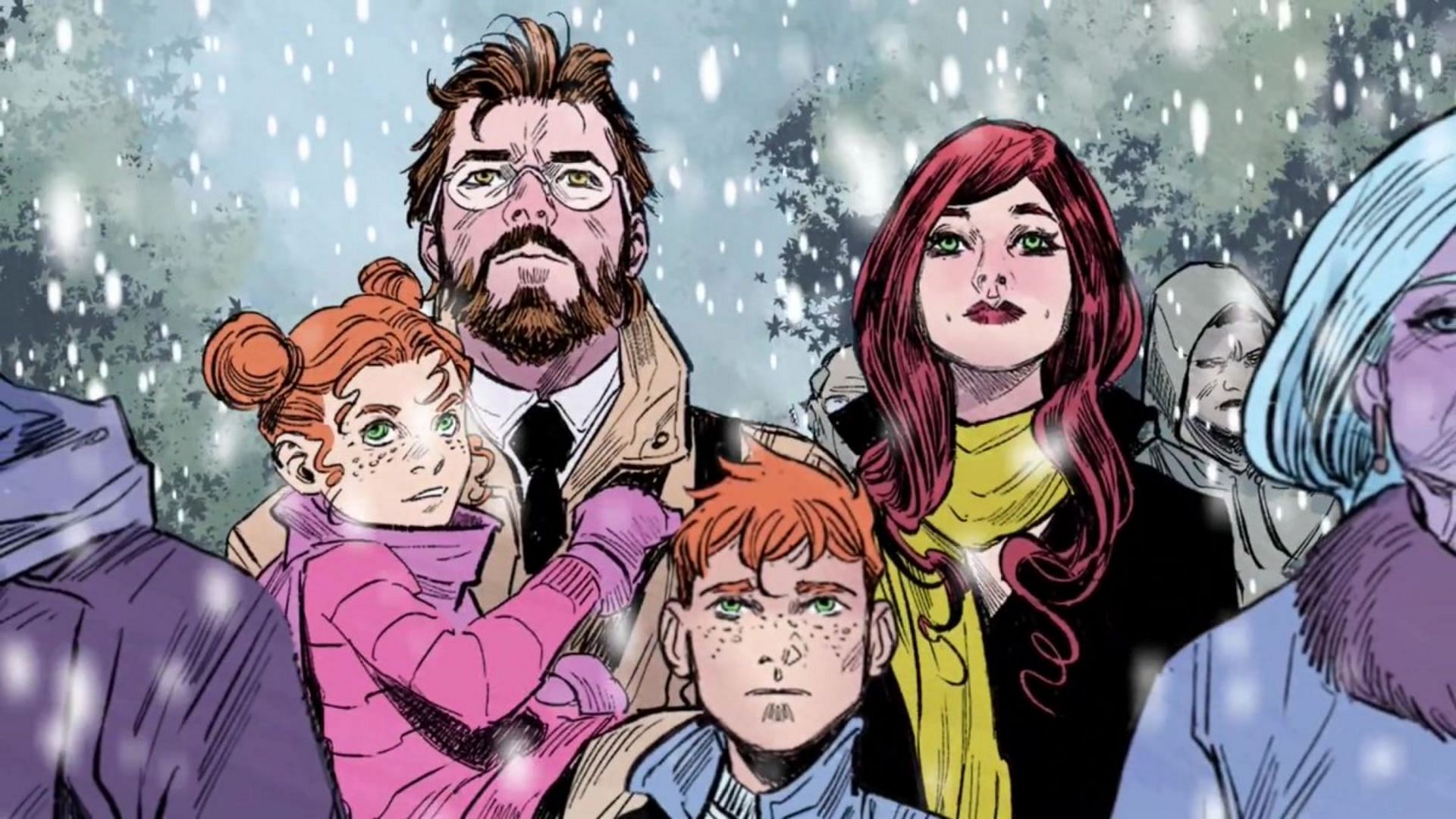 The Parkers in Ultimate Spider-Man #1 (Image via Marvel Comics)