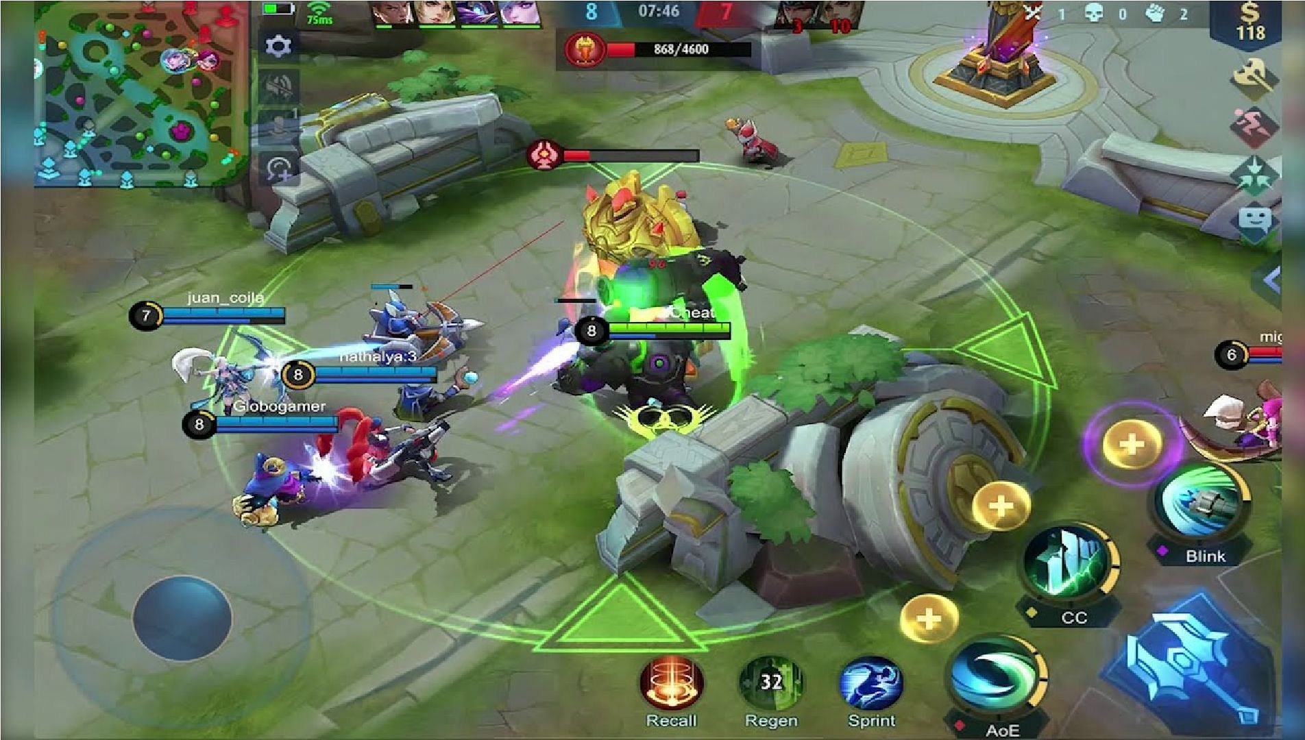 MLBB offers slick gameplay with amazing graphics (Image via YouTube/DroidCheat)