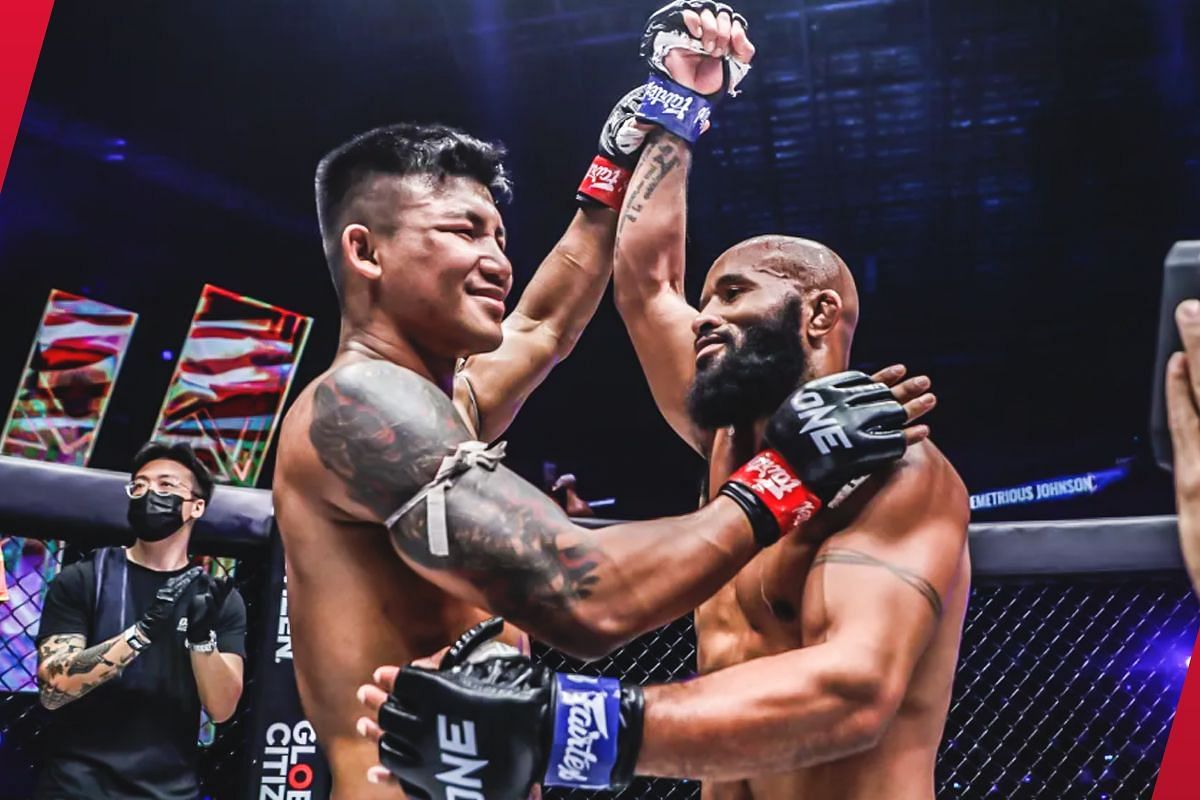 Rodtang Jitmuangon and Demetrious Johnson | Image credit: ONE Championship