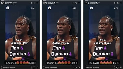 McDonagh mocks R-Truth on social media.
