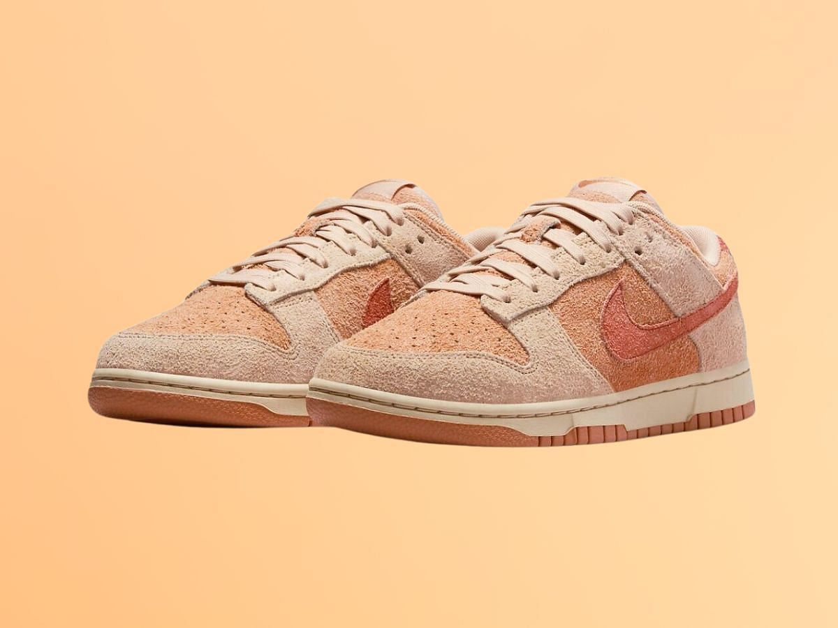 Nike Dunk Low Burnt Sunrise sneakers (Image via YouTube/@inboxtogo)