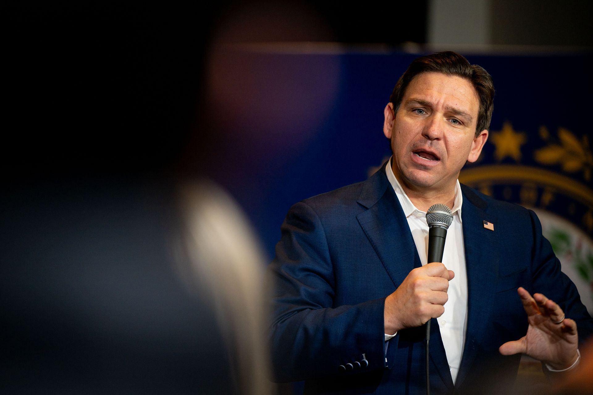 Florida Governor Ron DeSantis Campaigns For President In New Hampshire