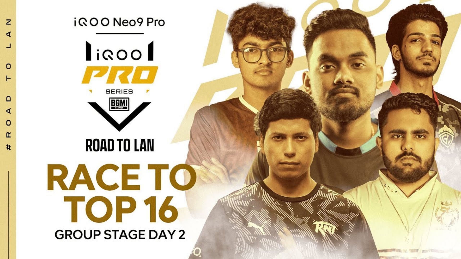 Group Stage of iQOO BGMI Pro Series ended on January 30 (Image via iQOO Esports)