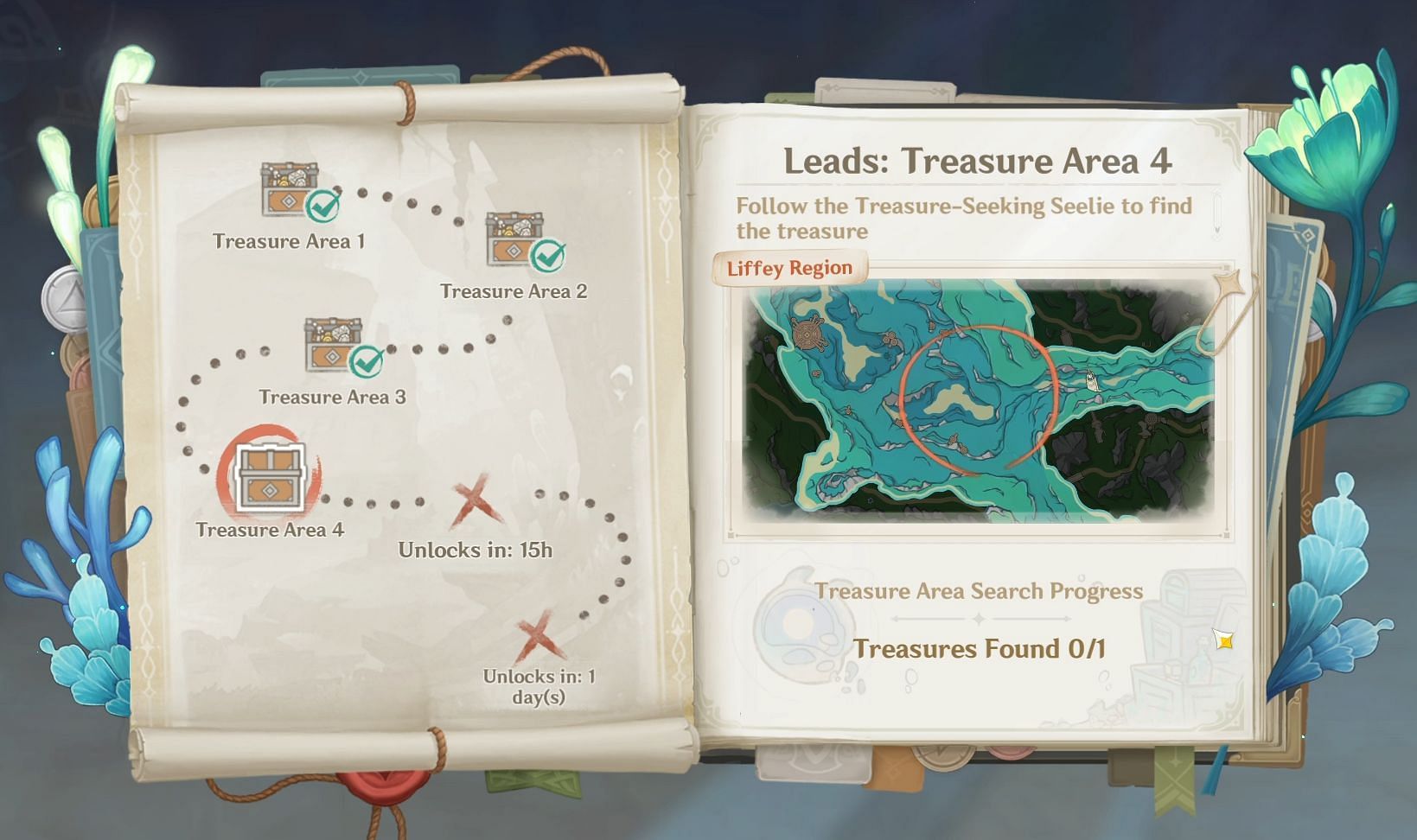 Genshin Impact Lost Riches: Treasure Area 4 (Liffey Region) Guide