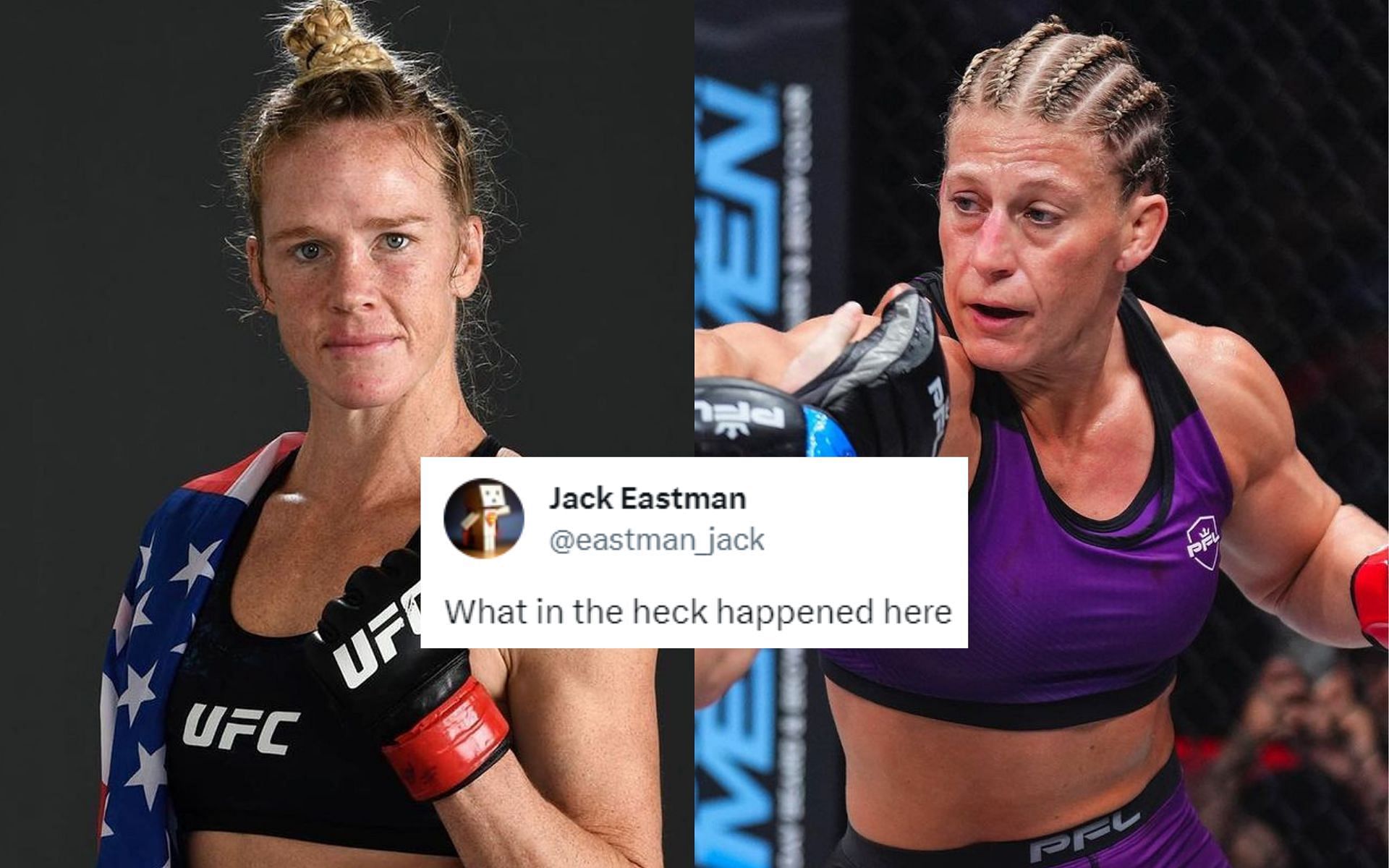 Holly Holm (left) is on a collision course with Kayla Harrison (right) [Images courtesy: @hollyholm and @kaylaharrisonofficial on Instagram]