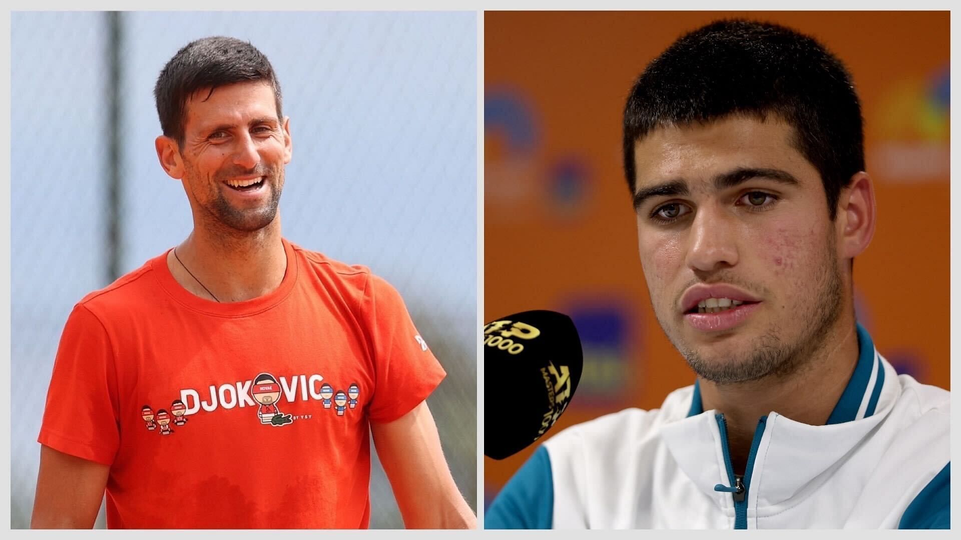 Novak Djokovic defeated Carlos Alcaraz twice in three meetings in 2023.