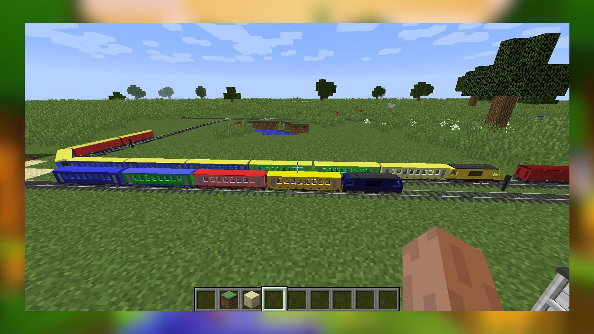 Le mod de transport de Flex (Image via Planet Minecraft)