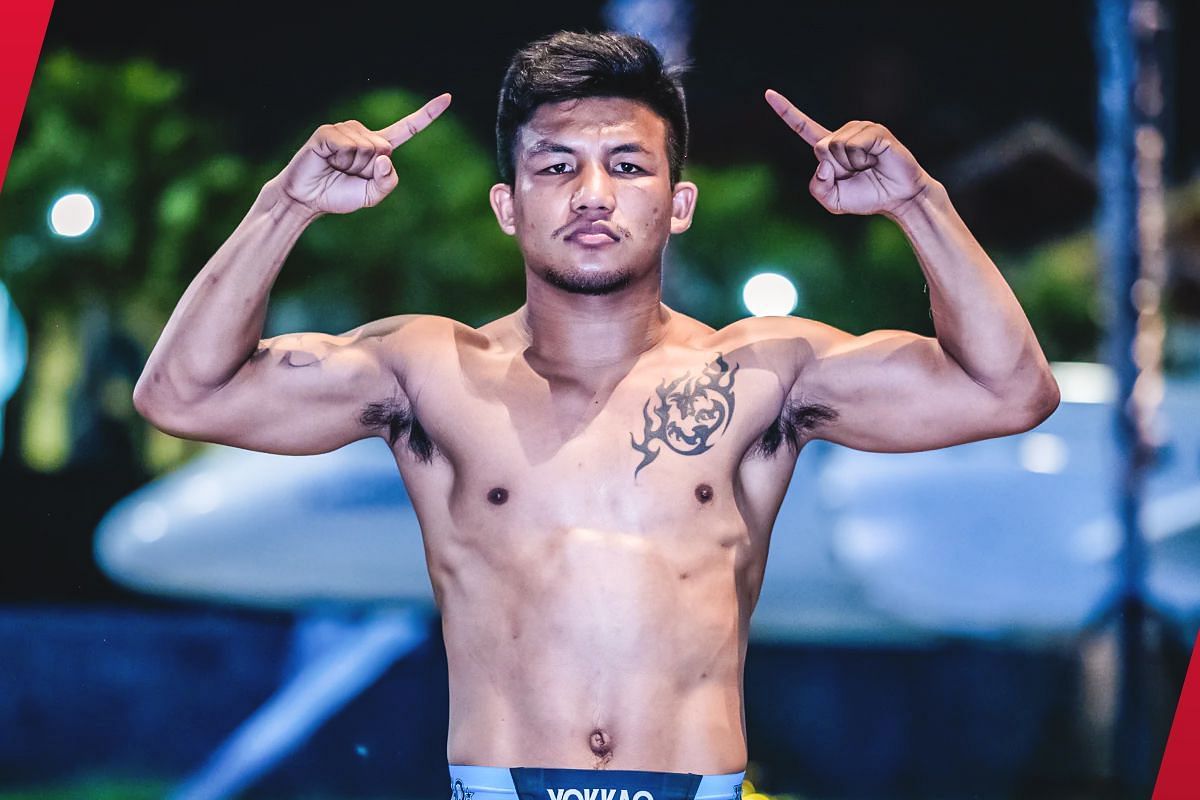 Rodtang Jitmuangnon during the weigh ins | Image credit: ONE Championship