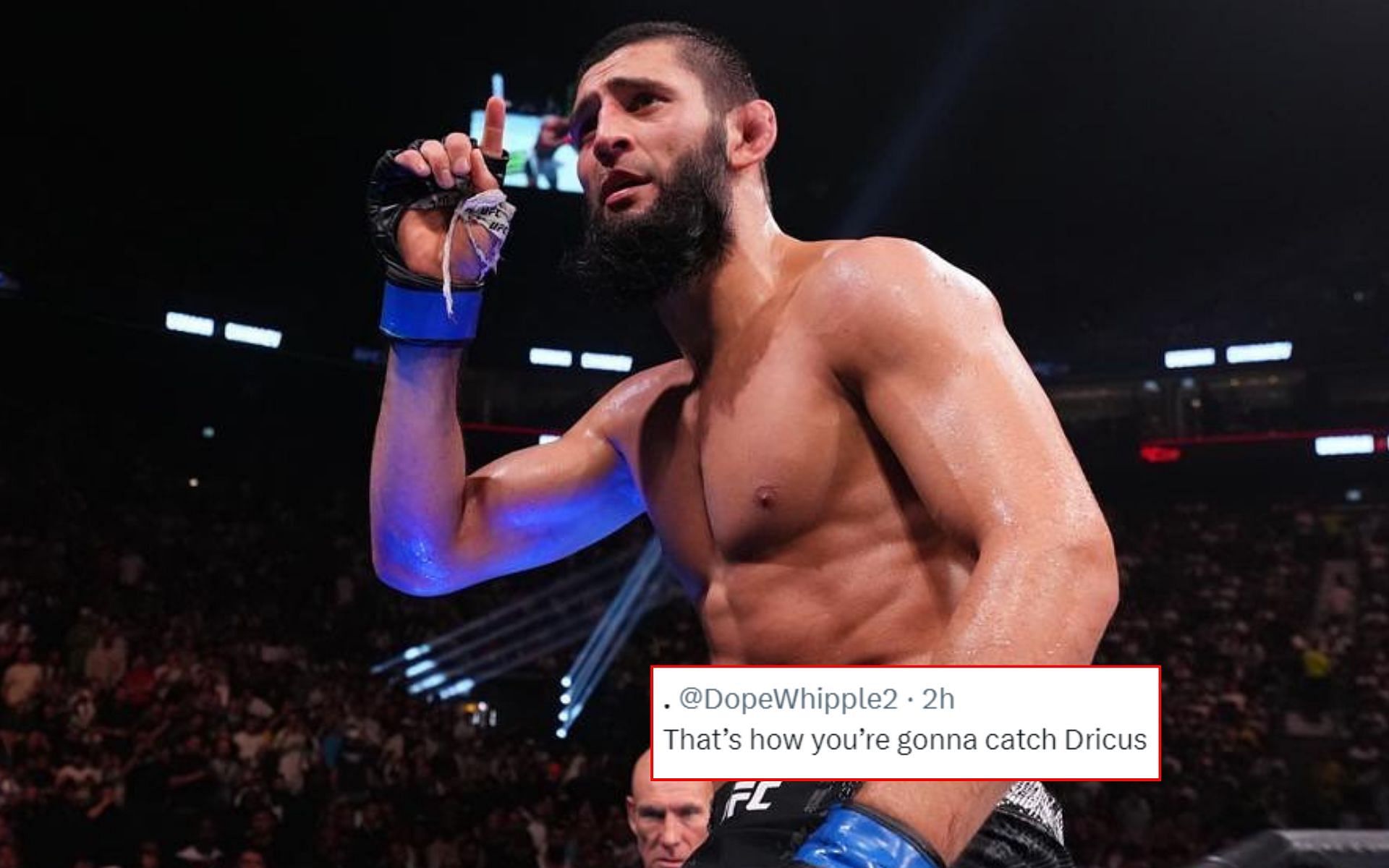 UFC super star Khamzat Chimaev [Image courtesy @khamzat_chimaev on Instagram]