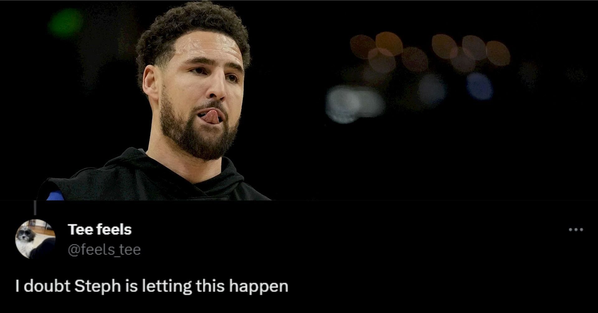 Warriors fans refuse to believe Klay Thompson