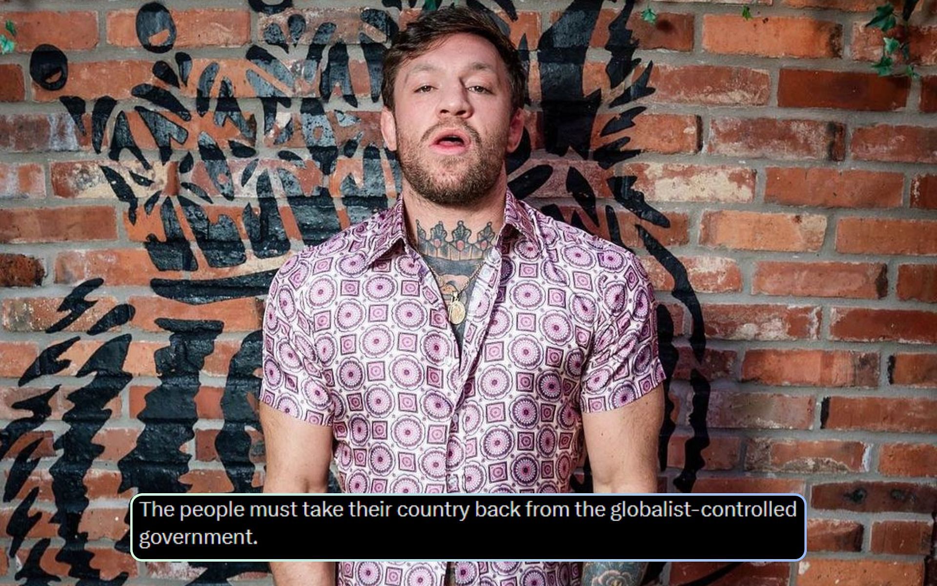 Conor McGregor is irritated by the Irish government