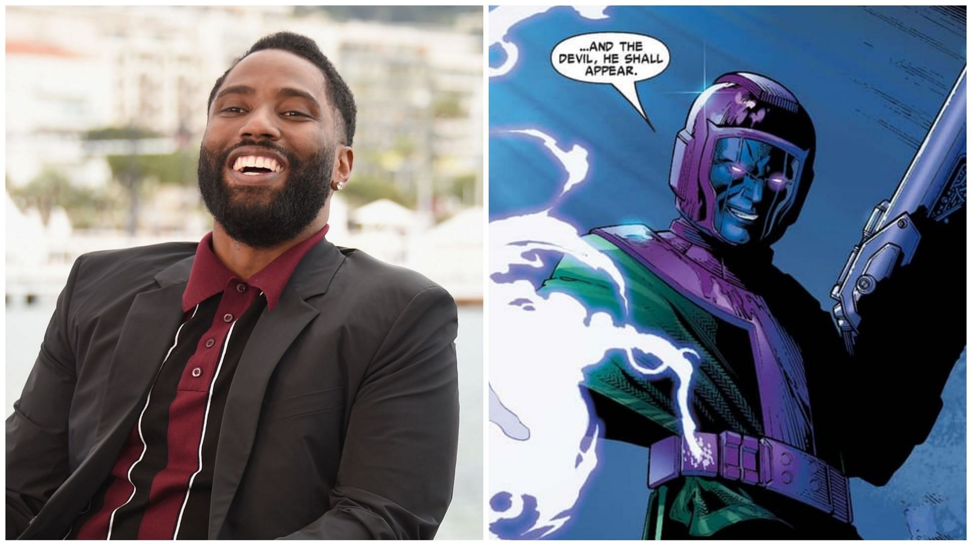 John David Washington rumored to be Kang (Image via IMDb and Marvel)