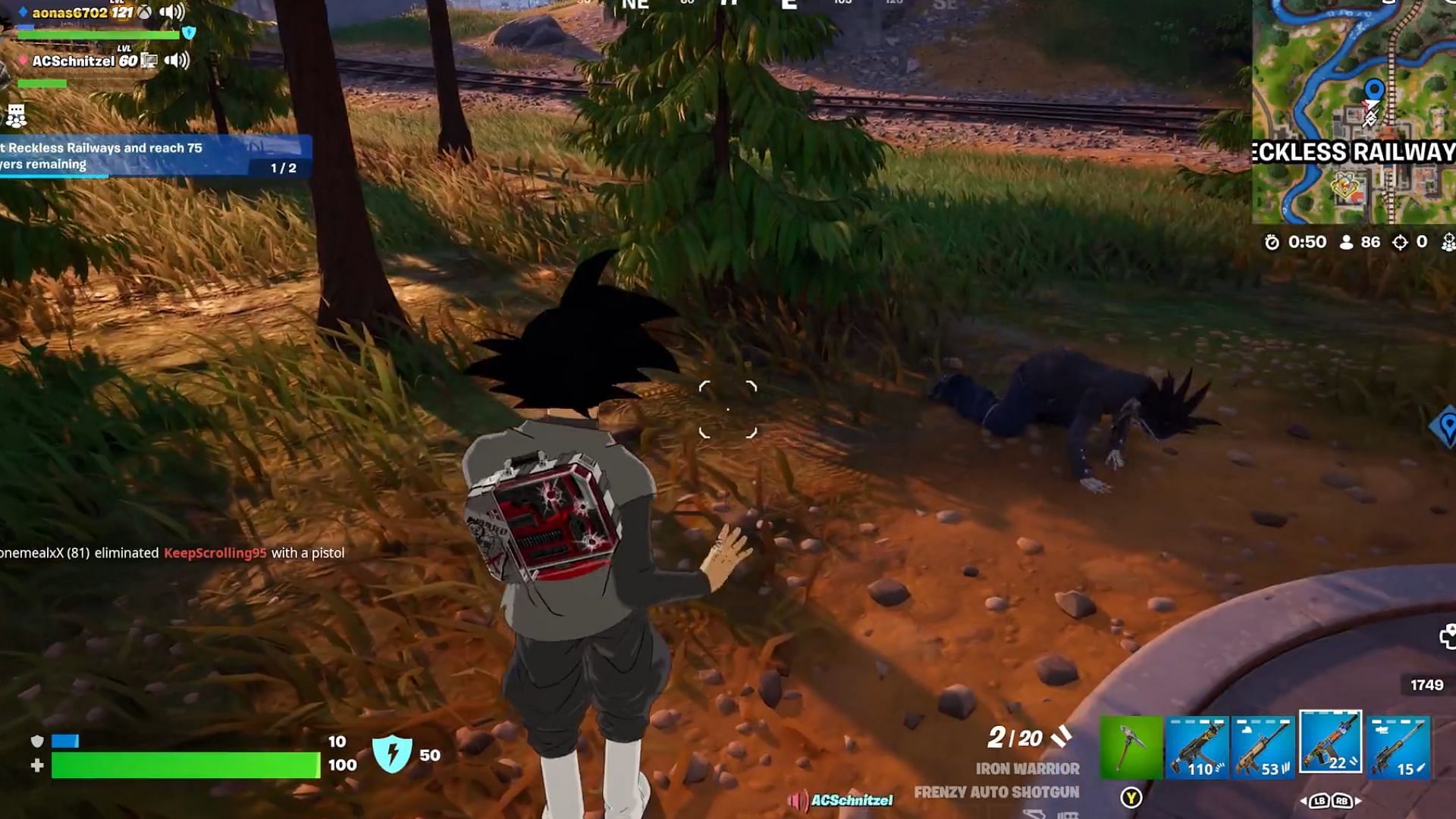 Fortnite player Emotes at downed opponent, immediately regrets their decision