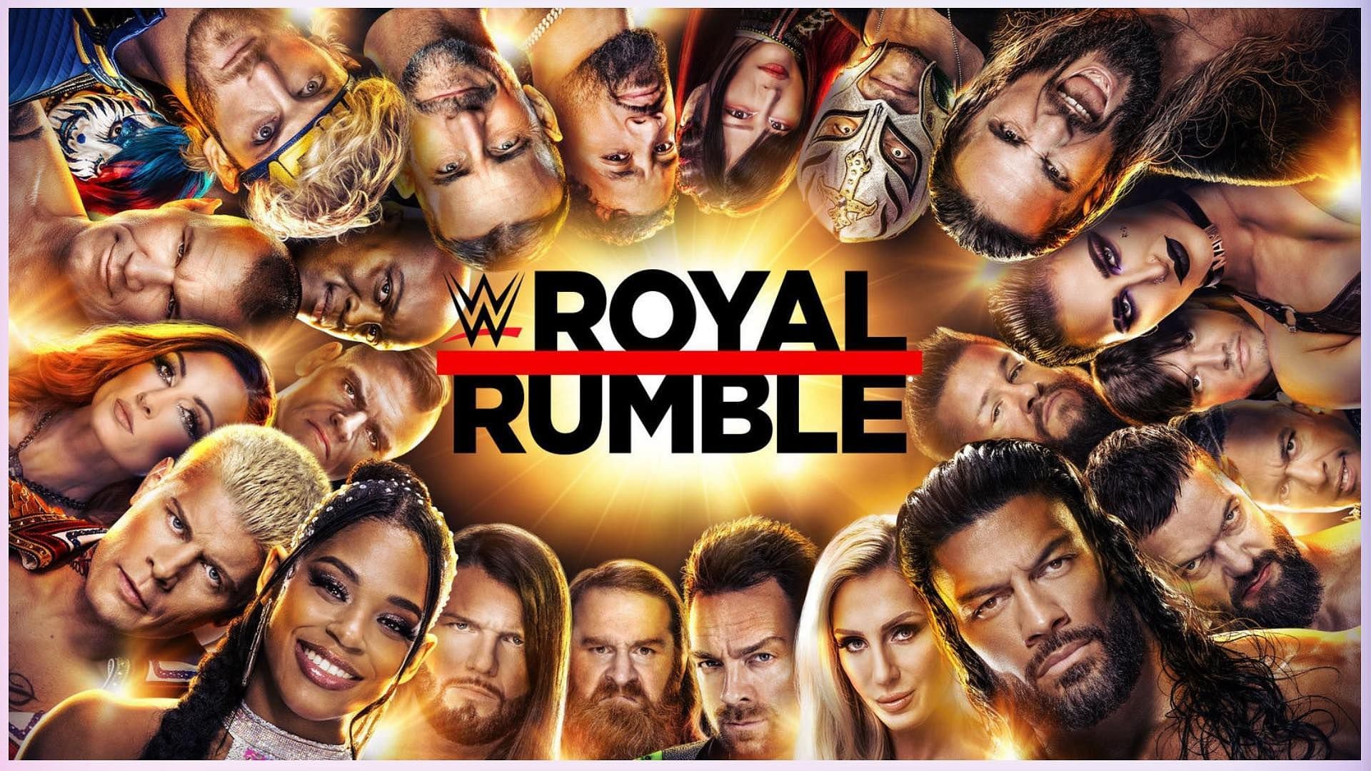The official WWE Royal Rumble 2024 poster