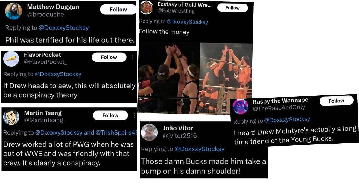 Fans speculating Drew McIntyre injured Punk for The Young Bucks