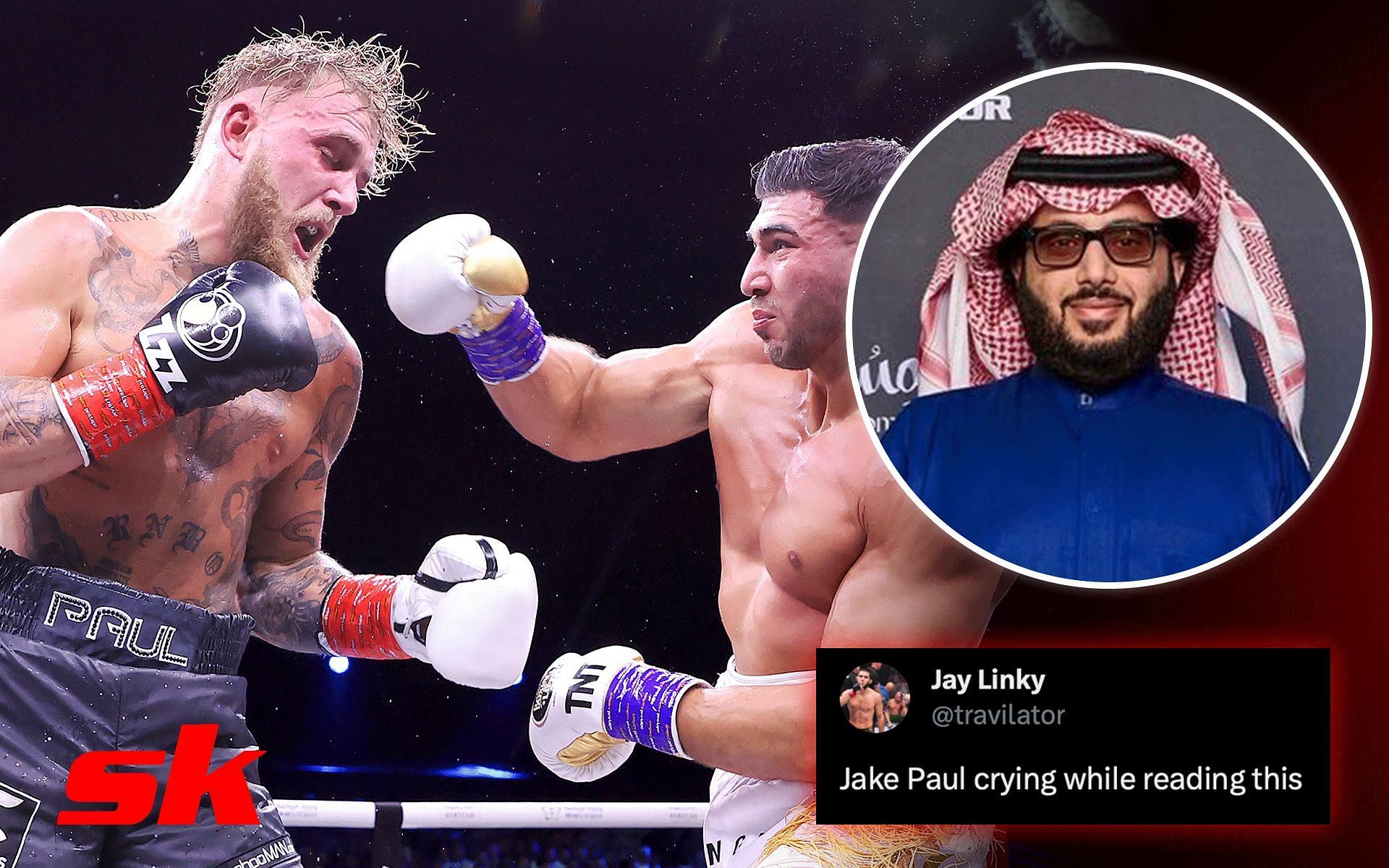 Jake Paul crying while reading this" - Fans react as His Excellency Turki  Alalshikh plans to shun YouTube boxing in Saudi Arabia