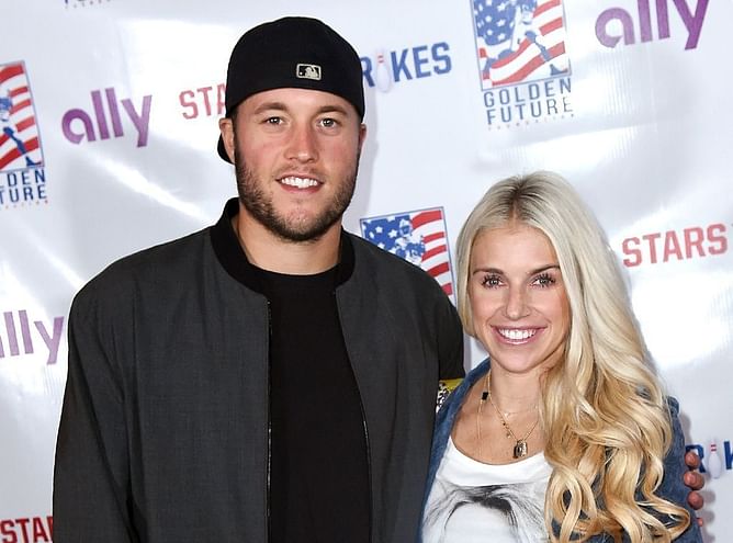 Matthew Stafford's wife Kelly addresses her "rude" behavior while deplaning with kids on Delta flight