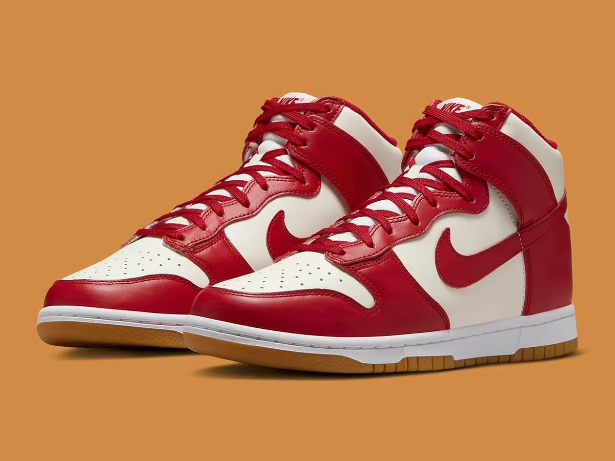 Nike Dunk High &ldquo;Gym Red&rdquo; sneakers