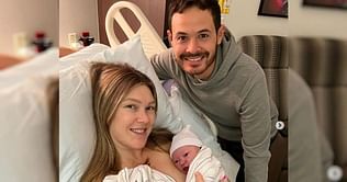 "He's our toughest baby" - Kyle Larson says he and his wife Katelyn 'spoilt' their youngest child Cooper