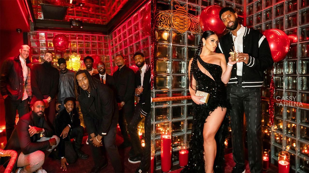 Paul George and his wife host extravagant New Year
