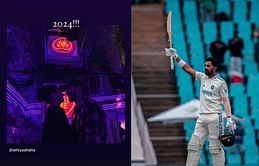 KL Rahul and Athiya Shetty pose together as they ring in 2024