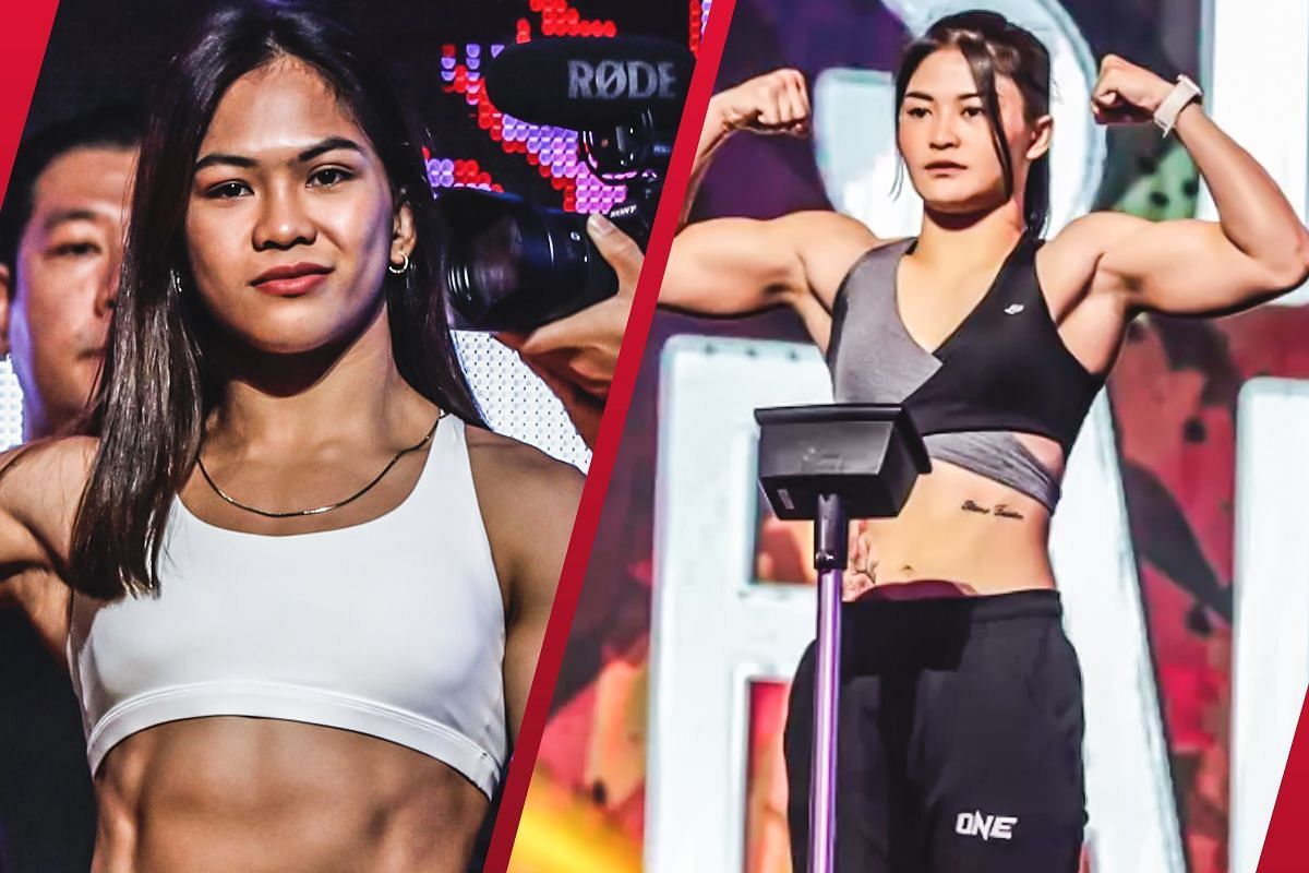 Denice Zamboanga (Left) faces Stamp (Right) at ONE 166