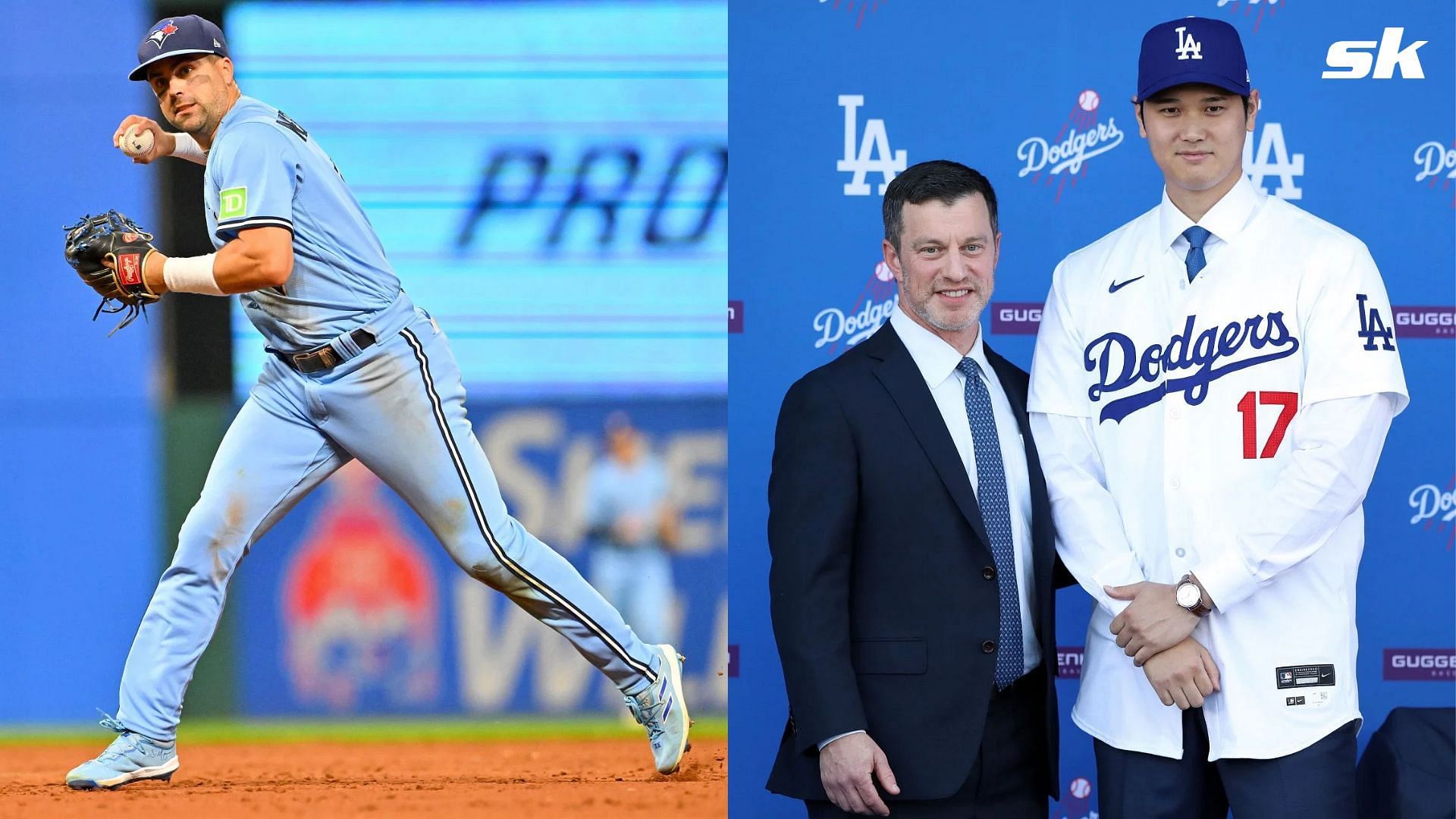 Free-Agent Infielder Whit Merrifield &amp; Los Angeles Dodgers President Andrew Friedman &amp; Shohei Ohtani