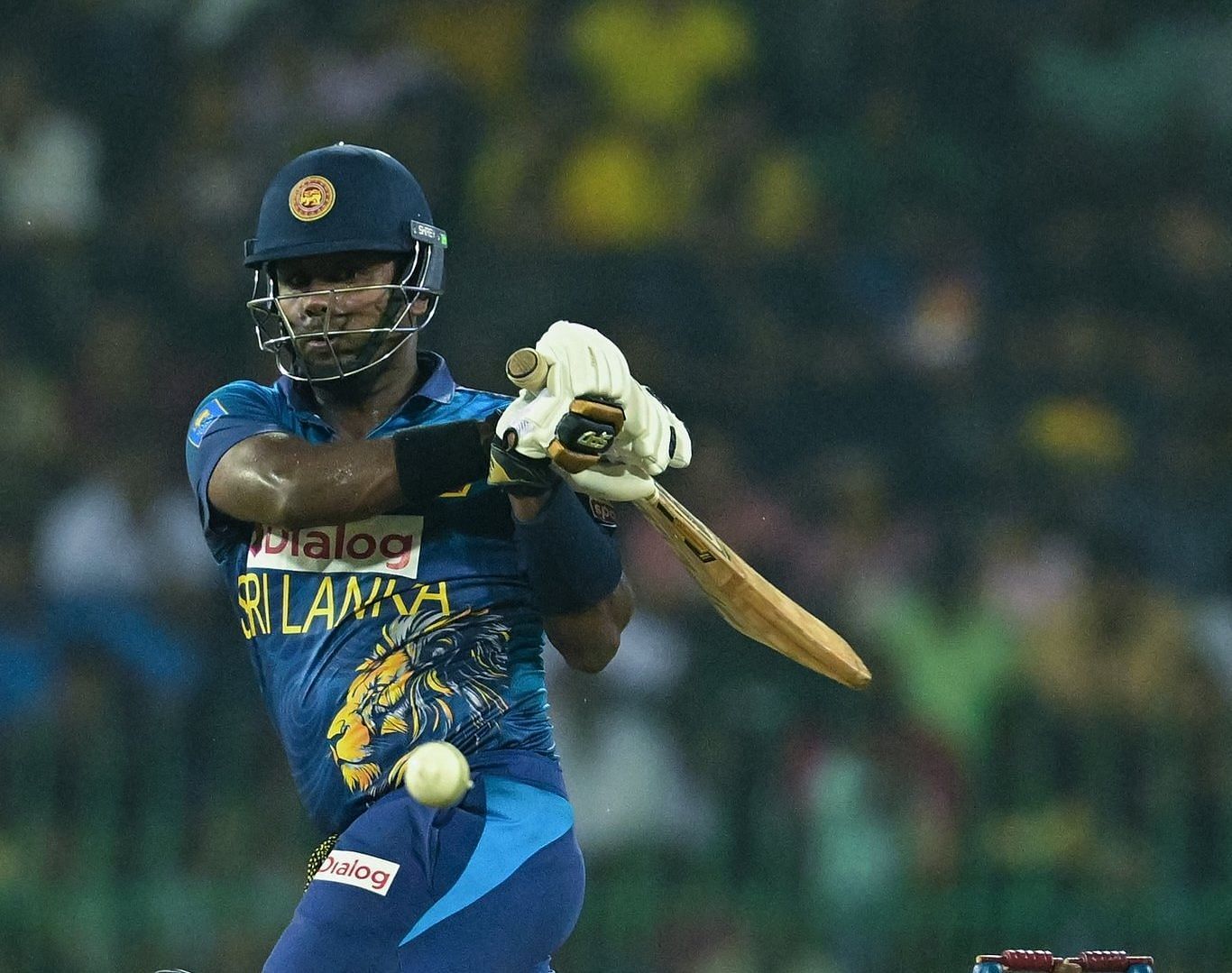 Angelo Mathews in action for Sri Lanka. (Image Credits: Twitter)