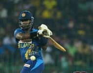 Angelo Mathews in action for Sri Lanka. (Image Credits: Twitter)