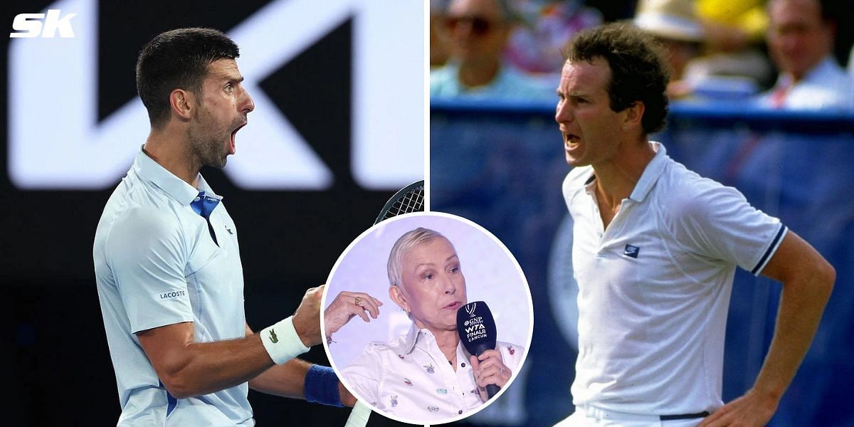 Novak Djokovic and John McEnroe are the same, believes Martina Navratilova