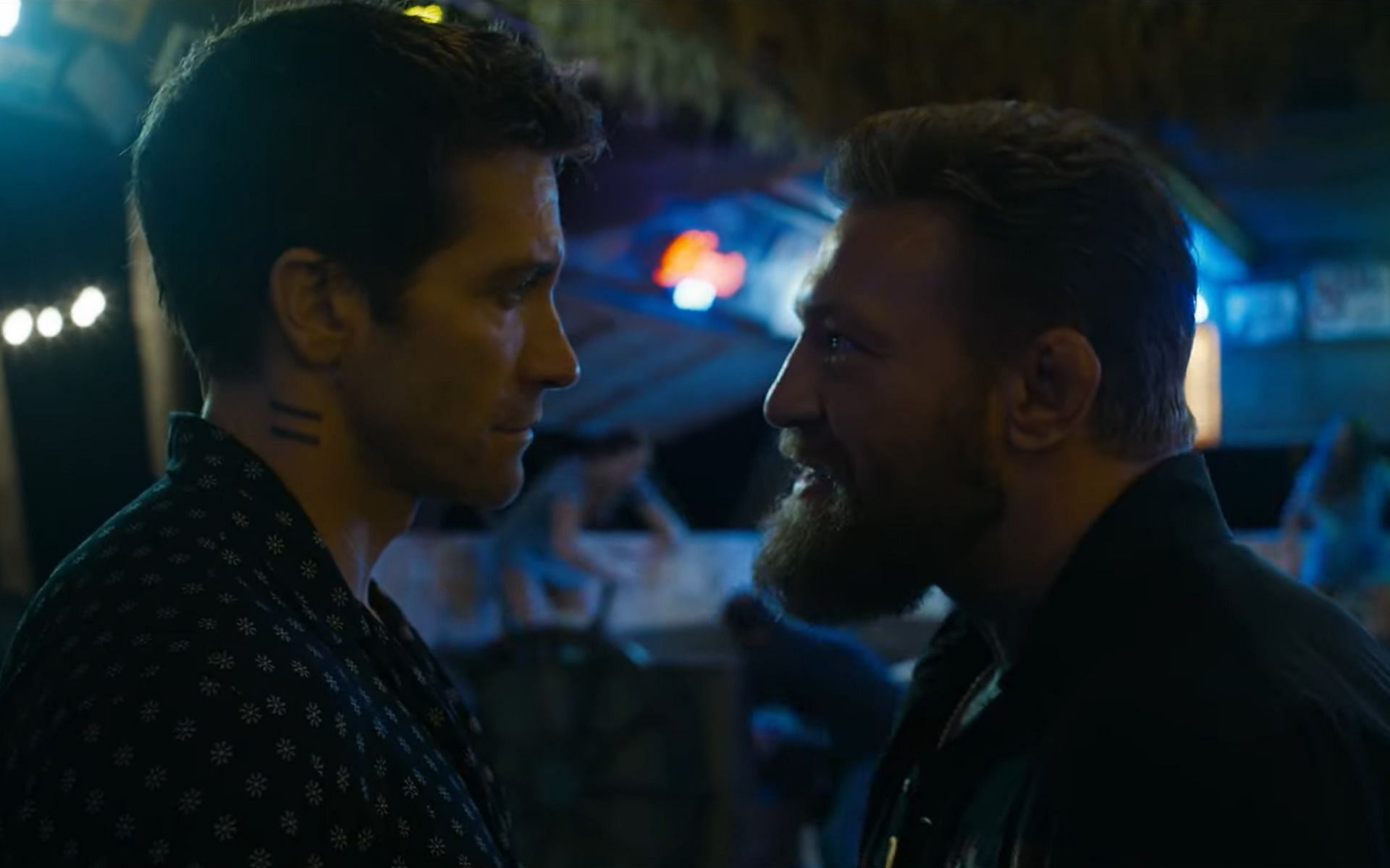 Jake Gyllenhaal (left) and Conor McGregor (right) in the Road House trailer [Image Courtesy: Prime Video YouTube]