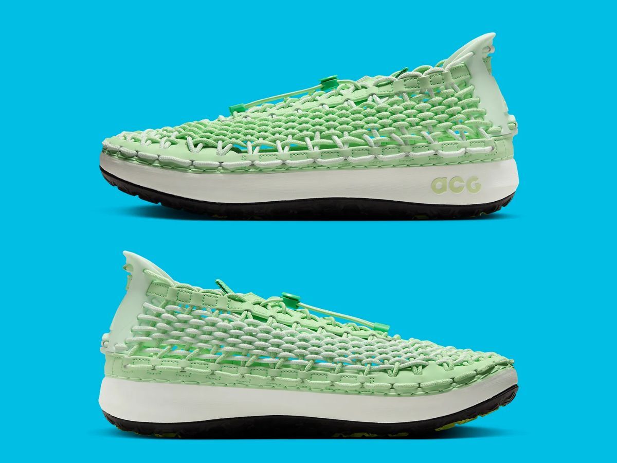 Nike ACG Watercat Minty Green sneakers (Image via Nike)