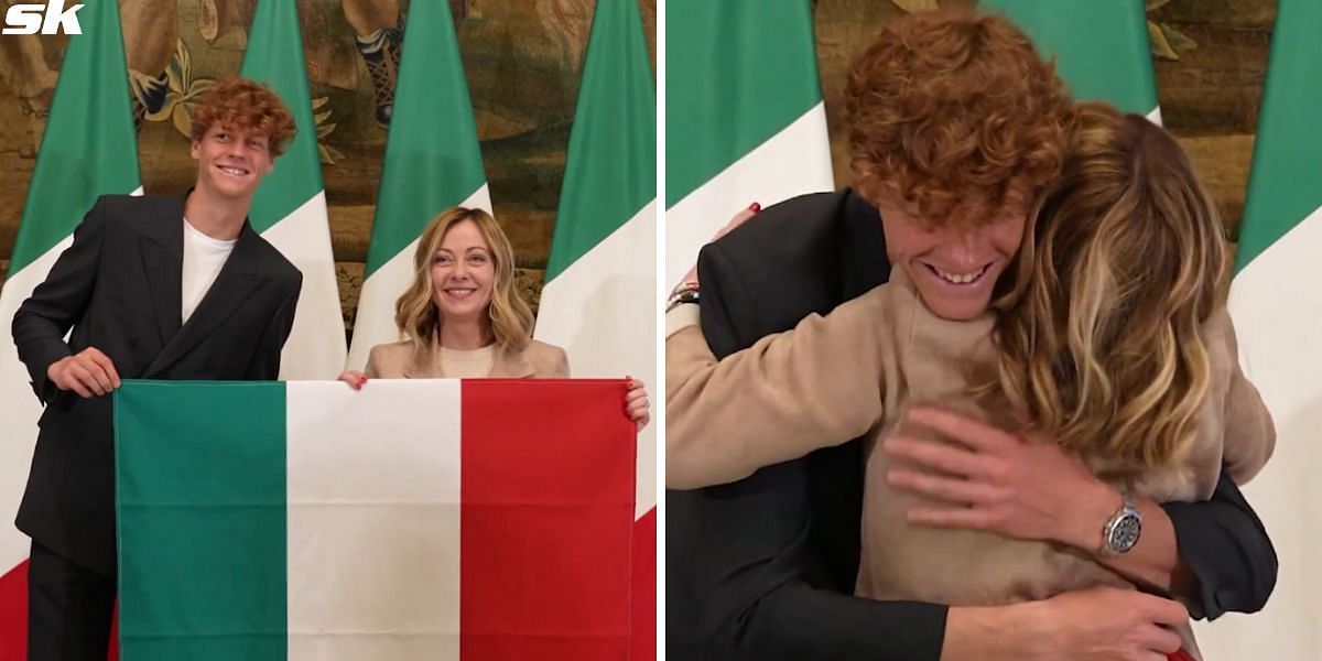 Jannik Sinner sharing a hug with Italy PM disappoints fans