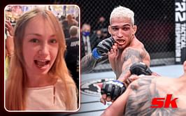 When a Charles Oliveira fight was endangered by rule-violating female fan [VIDEO]