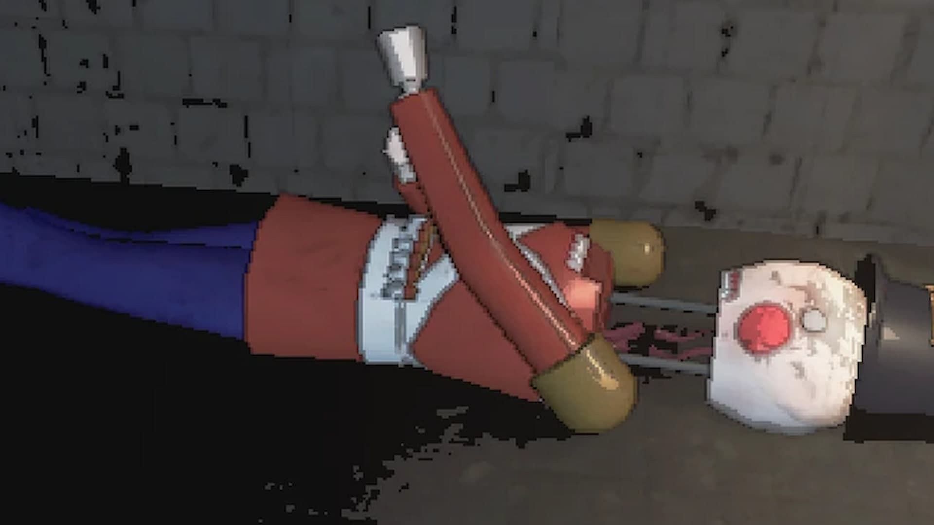A downed Nutcracker in Lethal Company (Image via Lethal Company Wiki)