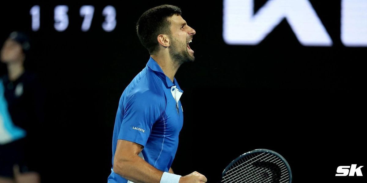 Novak Djokovic hitting top gear after heated exchange with Australian Open spectator amuses fans