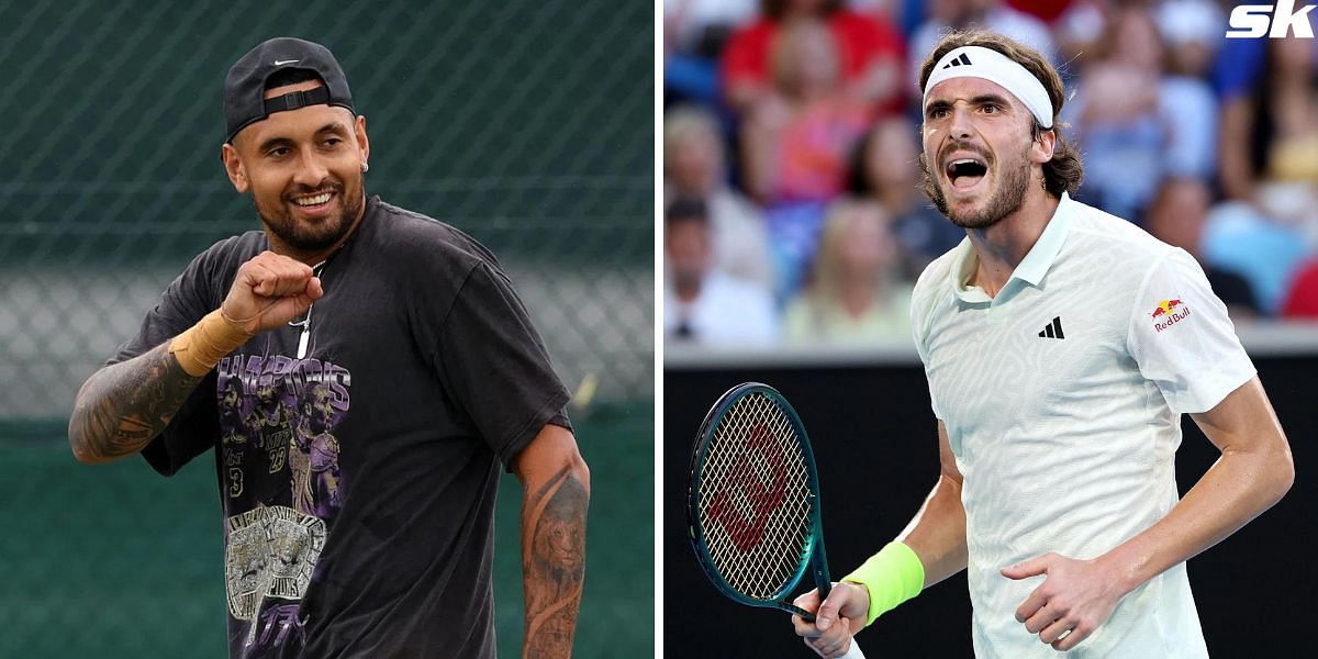 Nick Kyrgios picks Stefanos Tsitsipas to win Australian Open 2024