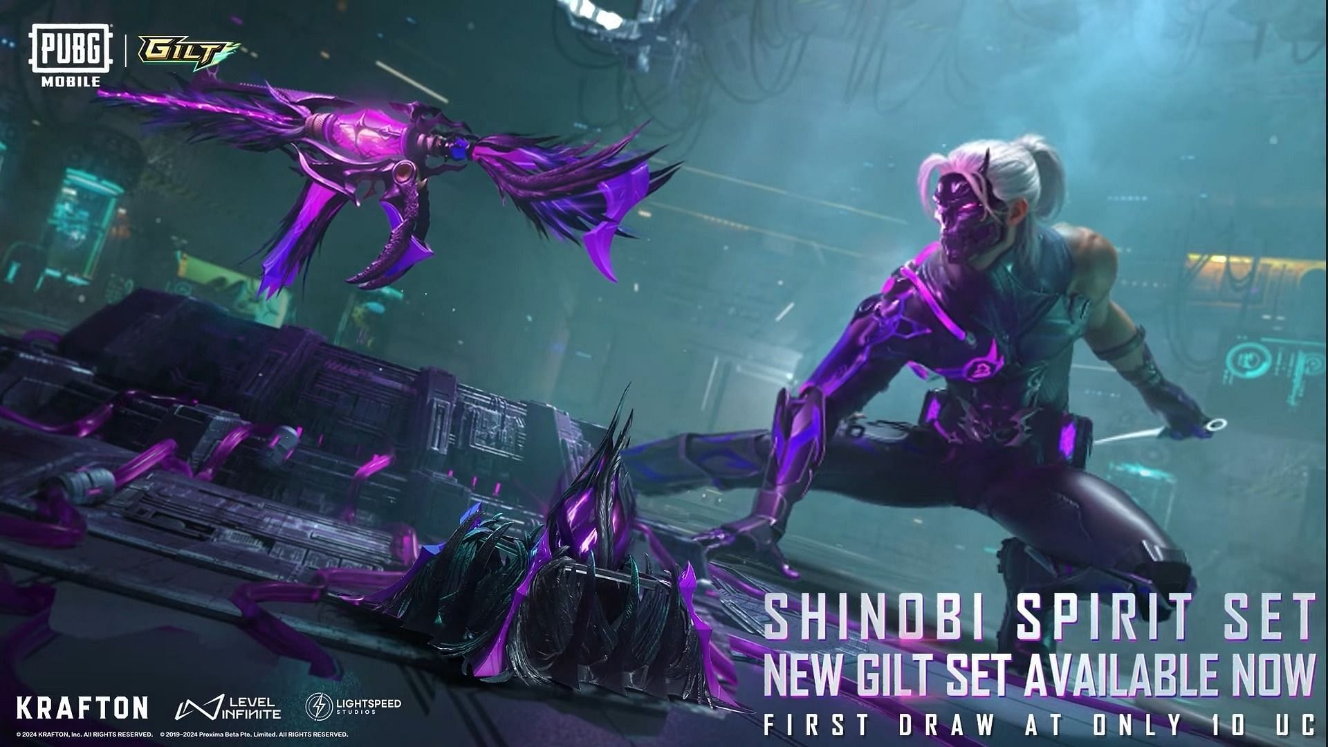 New PUBG Mobile Shinobi Spirit set is here (Image via Tencent Games)
