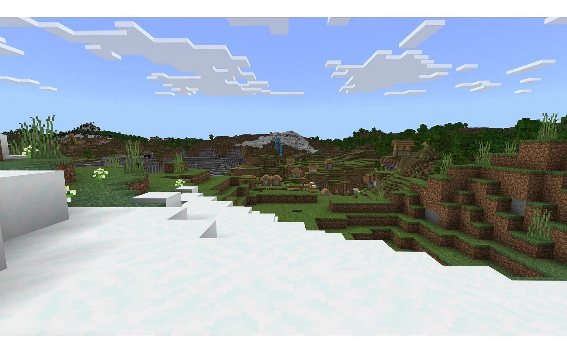 Players can find some allays to help them on their journey in this seed (Image via Mojang)