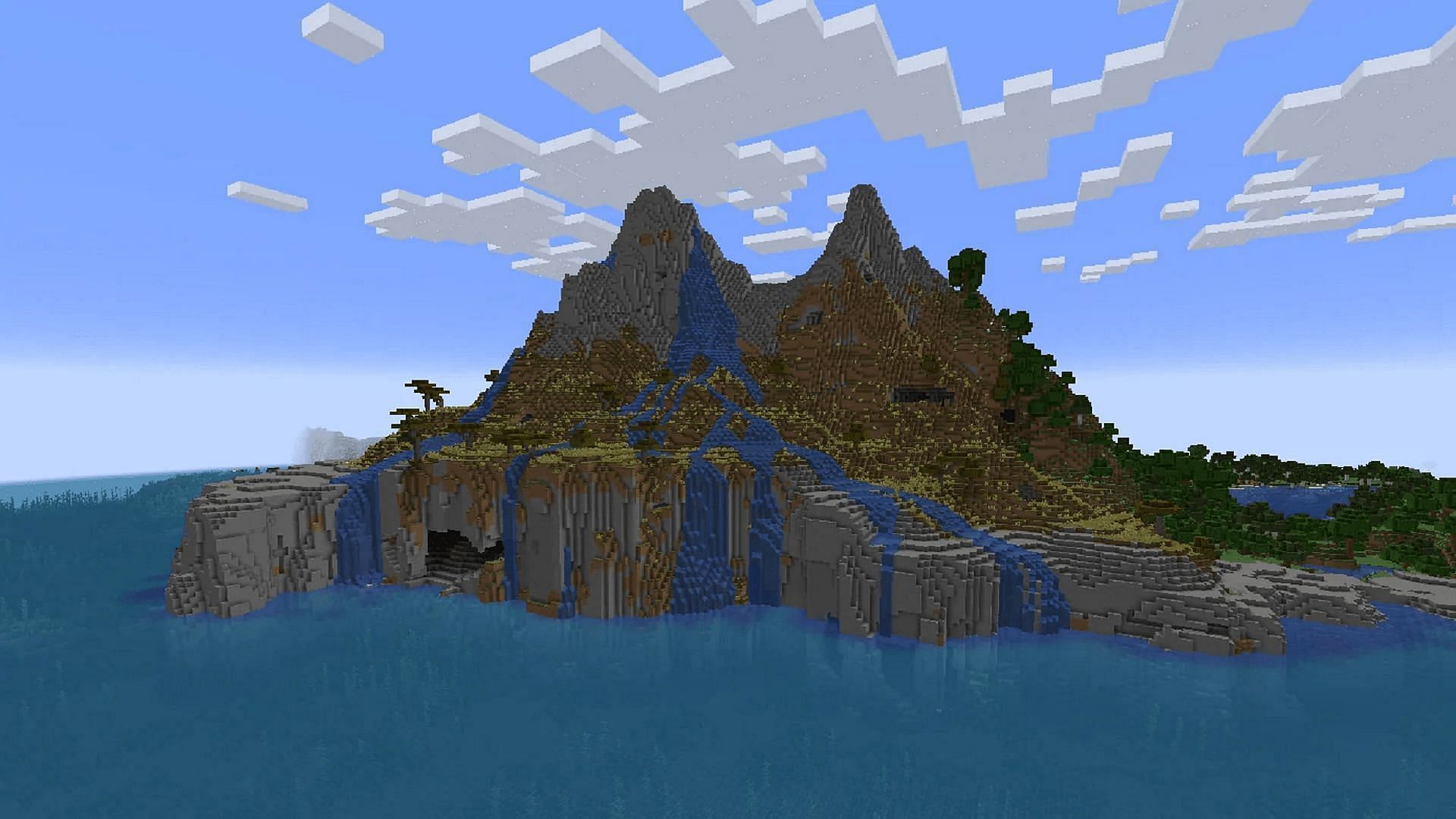 This spawn island should be quite a treat for Minecraft fans (Image via Letsgojes/Reddit)