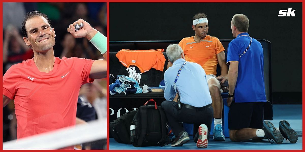 Rafael Nadal is through to the quarterfinals in Brisbane.