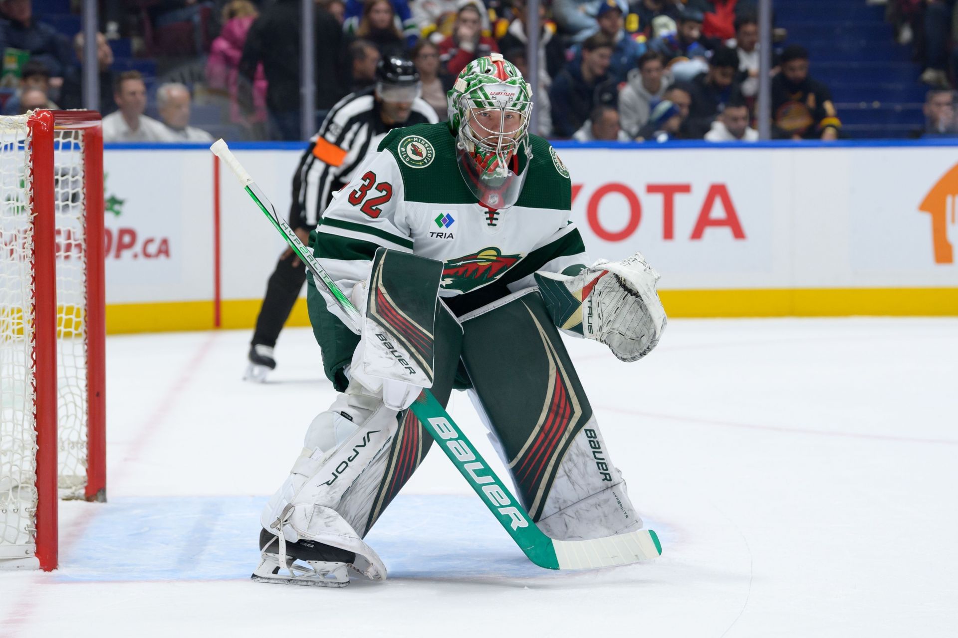 Filip Gustavsson of the NHL&#039;s Minnesota Wild